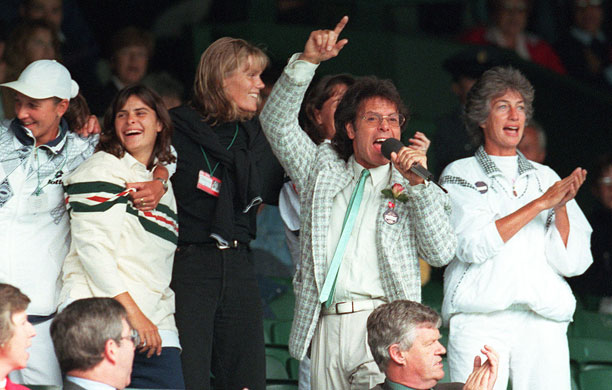 20 best Wimbledon moments: WIMB Sir Cliff and Virgina