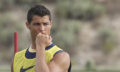 cristiano ronaldo madrid 2010. Cristiano Ronaldo during a