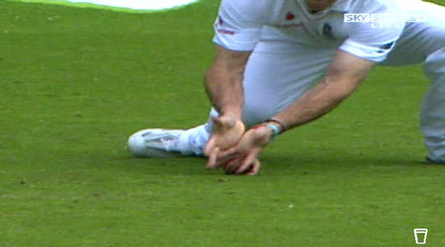 Ashes second Test: Replays show Andrew Strauss did not make the catch
