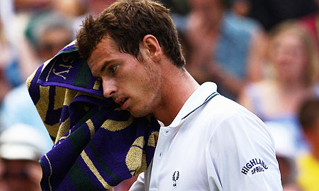 andy murray wimbledon 09. Andy Murray in action against