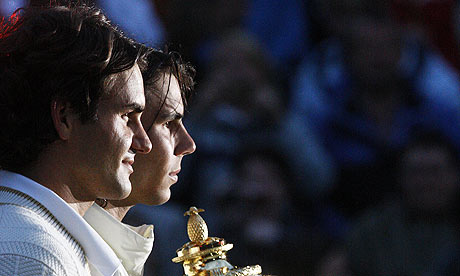 Rafael Nadal and Roger Federer