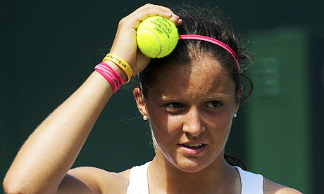 laura robson pics. Laura Robson will become the youngest Briton to qualify for a grand slam tournament if she beats Eva Hrdinova in the final round of qualifying at the US