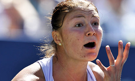 <b>Dinara Safina</b> battles back to avoid first-round embarrassment at US Open <b>...</b> - Dinara-Safina-001