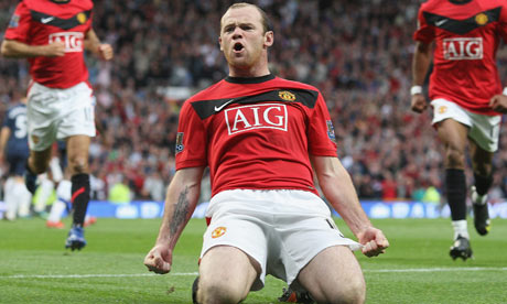 wayne rooney foto. Wayne Rooney celebrates