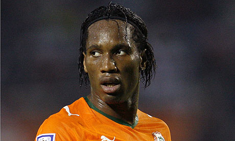 Didier Drogba&#39;s Ivory Coast will face South Korea at Loftus Road on 3 March. Photograph: Luc Gnago/Reuters Luc Gnago / Reuters/REUTERS - Drogba-of-Ivory-Coast--001