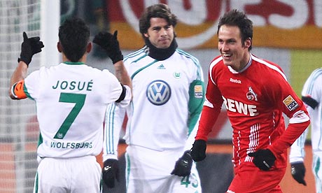 Sebastian Freis celebrates