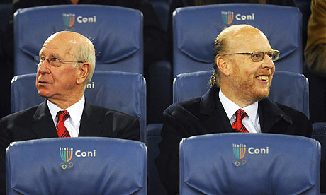 Avram Glazer (right), one of the Manchester United owners