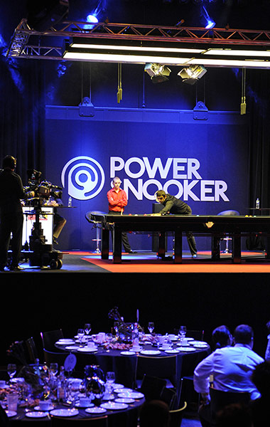 Power Snooker: Some empty VIP tables