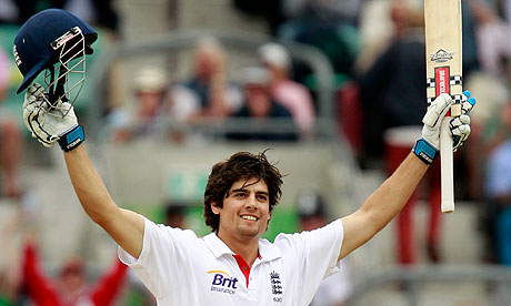 alastair cook ashes. Alastair Cook celebrates