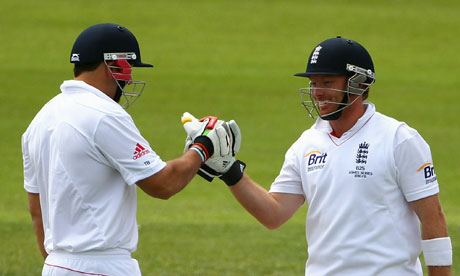 ian bell 2010. Ian Bell celebrates with Tim