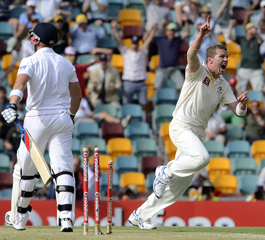 Ashes day one: Matt Prior is dismissed for a duck