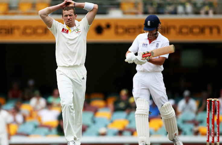 Ashes 2010: Peter Siddle and Alastair Cook