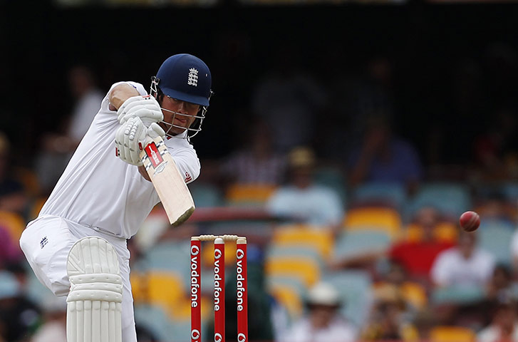 Ashes 2010: Alastair Cook hits a four