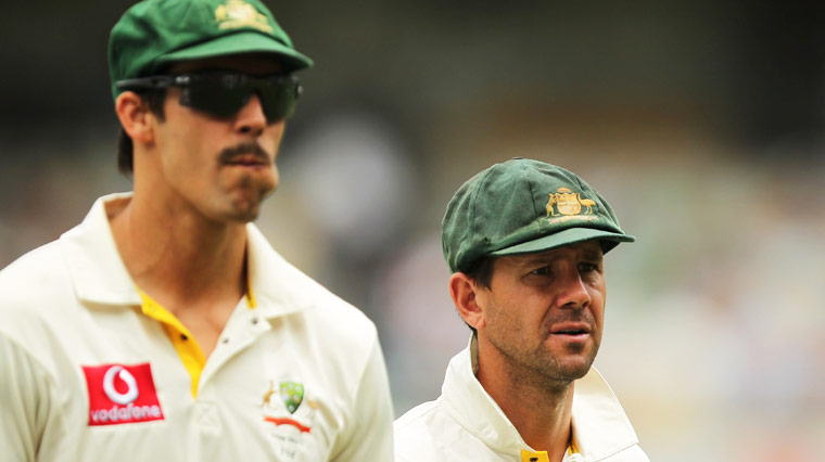 Ashes 2010: Mitchell Johnson and Ricky Ponting