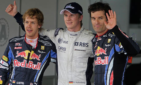 Hulkenberg stuns with Brazil pole