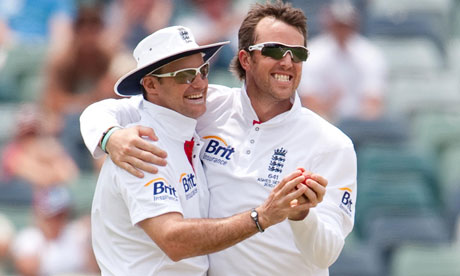 England v Western Australia,  Graeme Swann and Andrew Strauss