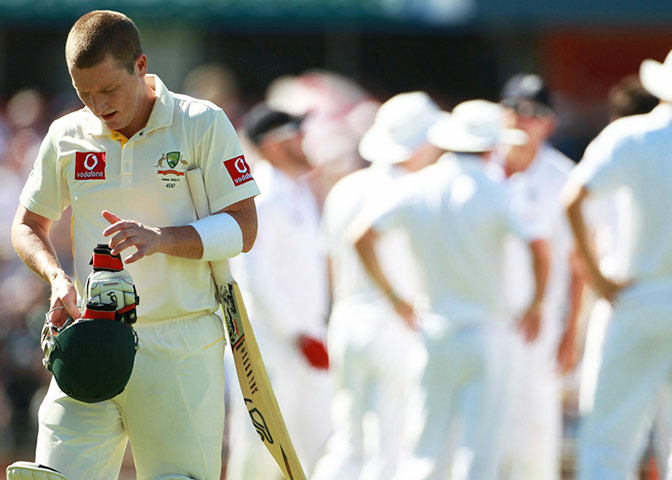Ashes 2010: Brad Haddin falls to Jimmy Anderson