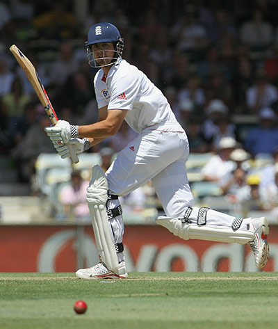 Ashes 2010: Alastair Cook bats