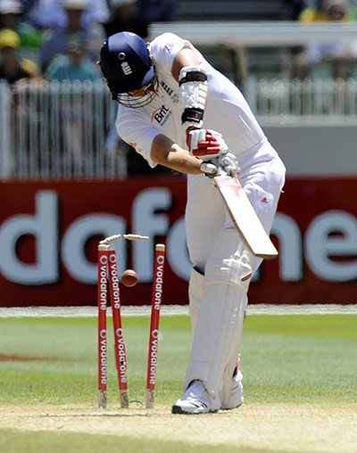 Ashes 2010: Chris Tremlett is bowled