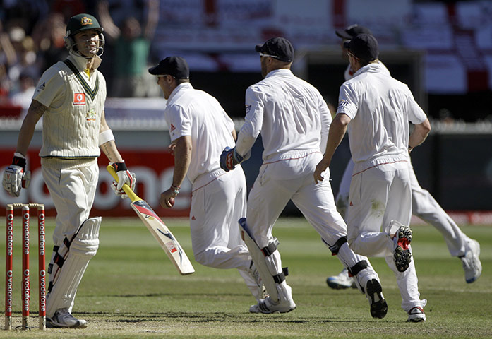 Ashes 2010: Michael Clarke falls to Graeme Swann