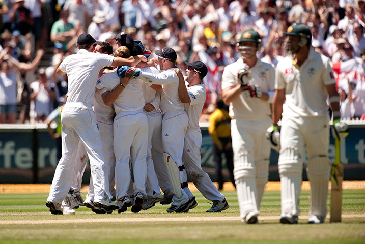 Ashes 2010: England celebrate