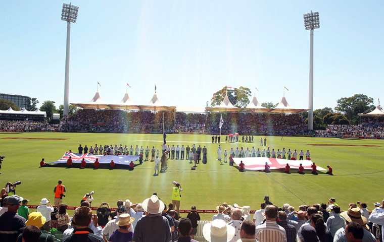 Ashes 2010: The national anthems
