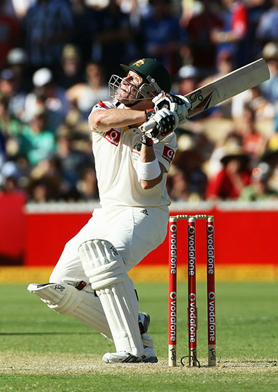 Ashes 2010: Brad Haddin is dismissed