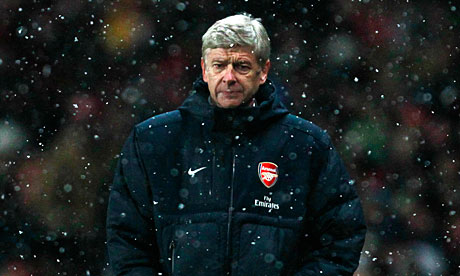 The Arsenal manager, Arsène Wenger