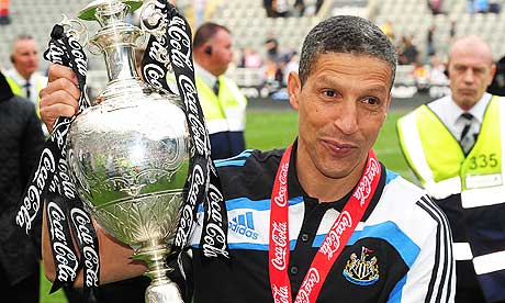 Newcastle United manager Chris Hughton