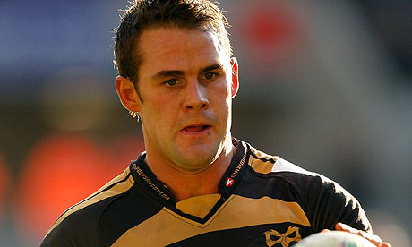 Lee Byrne re-entered the pitch without permission during Ospreys' Heineken Cup game with Leicester