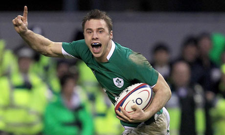 Ireland's Tommy Bowe 
