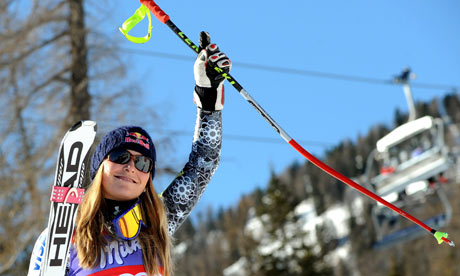 lindsey vonn 2010. Lindsey Vonn the US skier