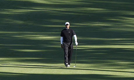 File photo of Tiger Woods at the Augusta National Golf Club in Augusta