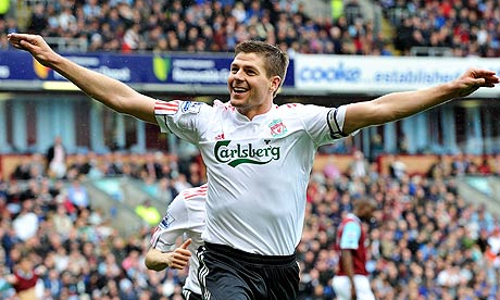 steven gerrard liverpool fc. Steven Gerrard of Liverpool