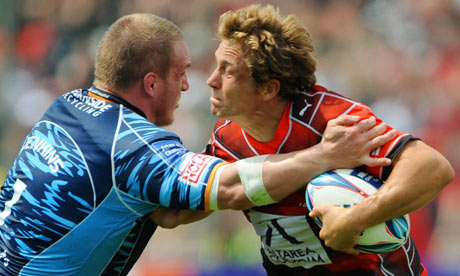 Jonny Wilkinson, right, of Toulon and England