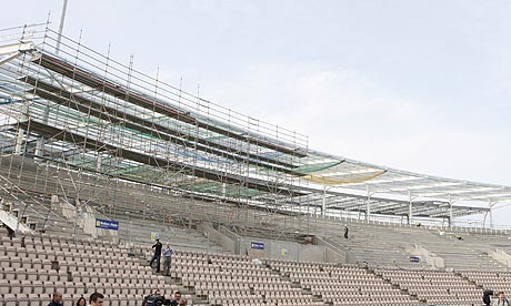 The Rose Bowl building site