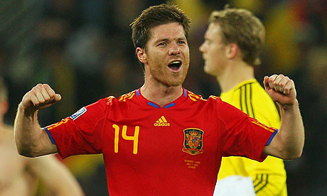 Xabi Alonso is one of a handful of Spain players who have enjoyed success