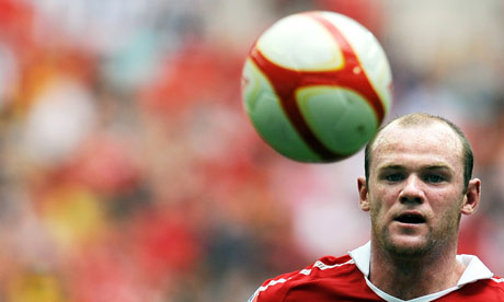Wayne Rooney is slumped on