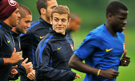 Jack Wilshere Training