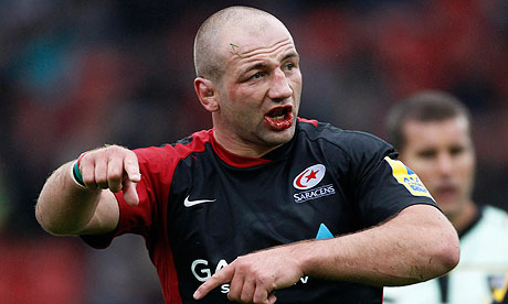 Steve Borthwick Saracens captain