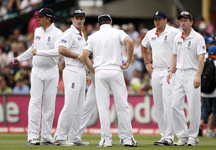 Ashes 2010: The England team at the SCG