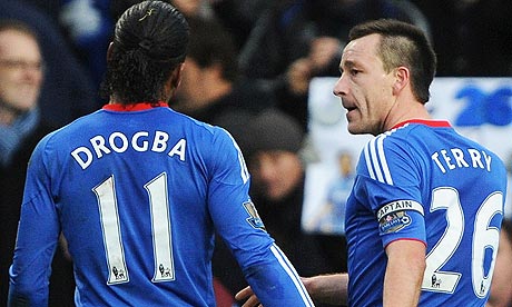 didier drogba 2011. Didier Drogba and John Terry