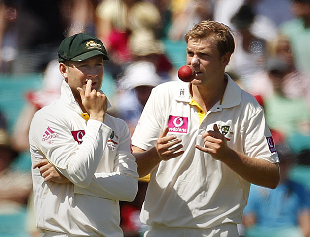 Ashes 2010-11: Michael Clarke and Michael Beer