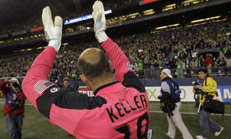Seattle Sounders FC goalkeeper Kasey Keller