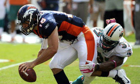 Denver Broncos' quarterback Tim Tebow