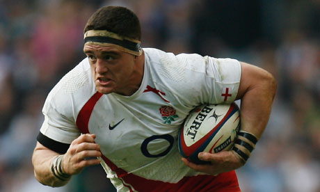 Andrew Sheridan in action for England