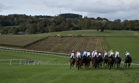 Hurdlers at Chepstow