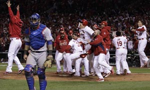 World Series 6: Cardinals celebrate