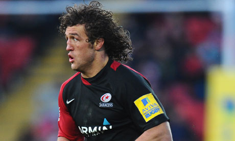 Jacques Burger in action for Saracens