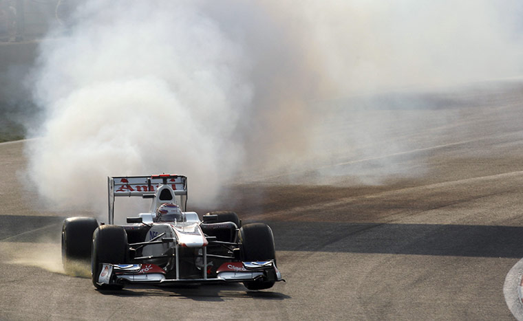 Indian Grand Prix: Kamui Kobayashi